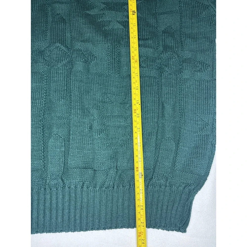 VINTAGE Orvis Sweater Men's XXL Aztec Knit Southwest Cotton NWT Made in USA
